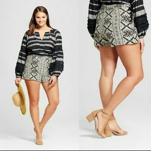 Aztec dress shorts